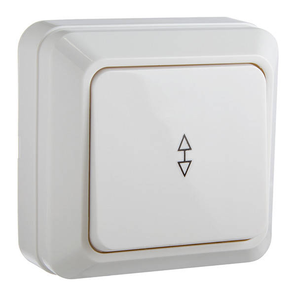 

Выключатель 1-клавишный проходной АСКО-УКРЕМ Ct-W белый (ВЗп10-1-0-Ct-W)