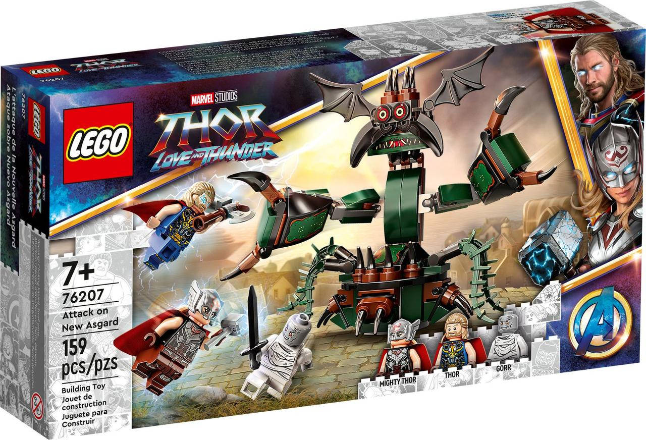 

Конструктор Lego Marvel Атака на Новый Асгард 159 деталей (76207), Разные цвета