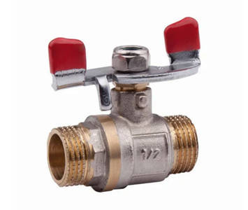 

Кран шаровый 1/2" НН бабочка