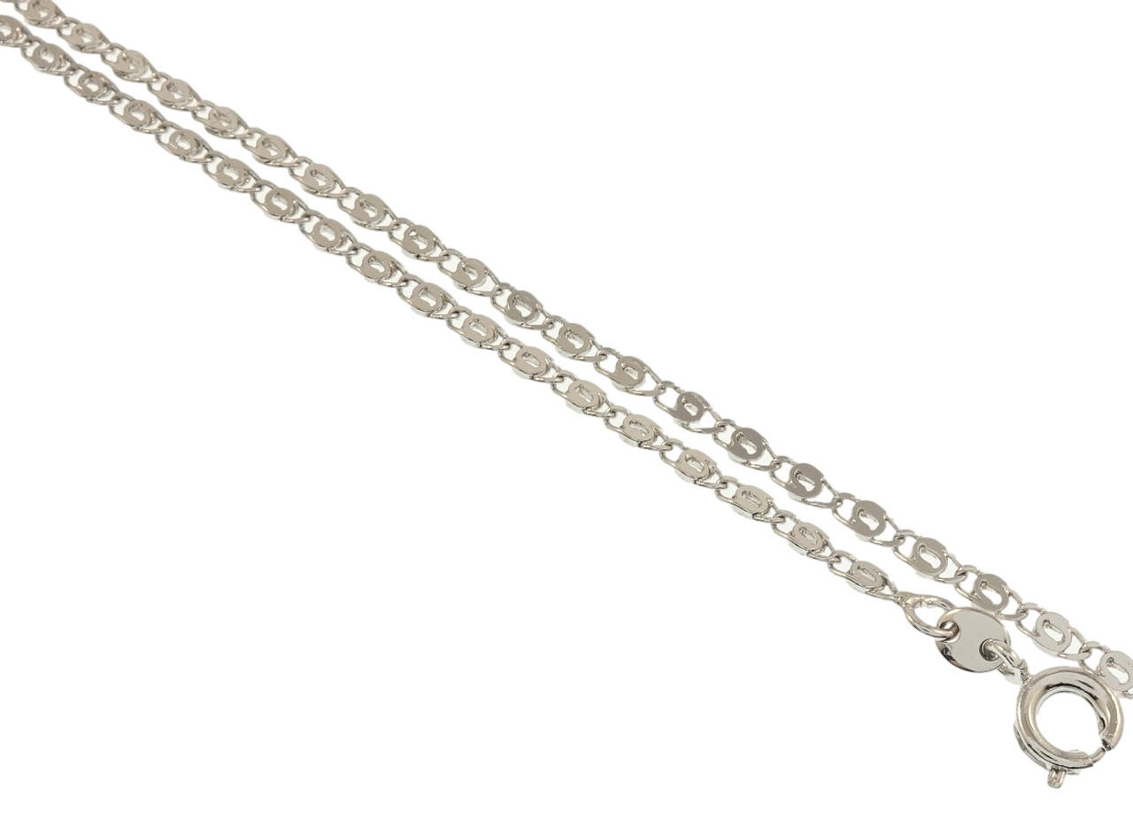 

Цепочка Xuping Родий "Плетение Птичий Глаз" длина 45см х 3мм