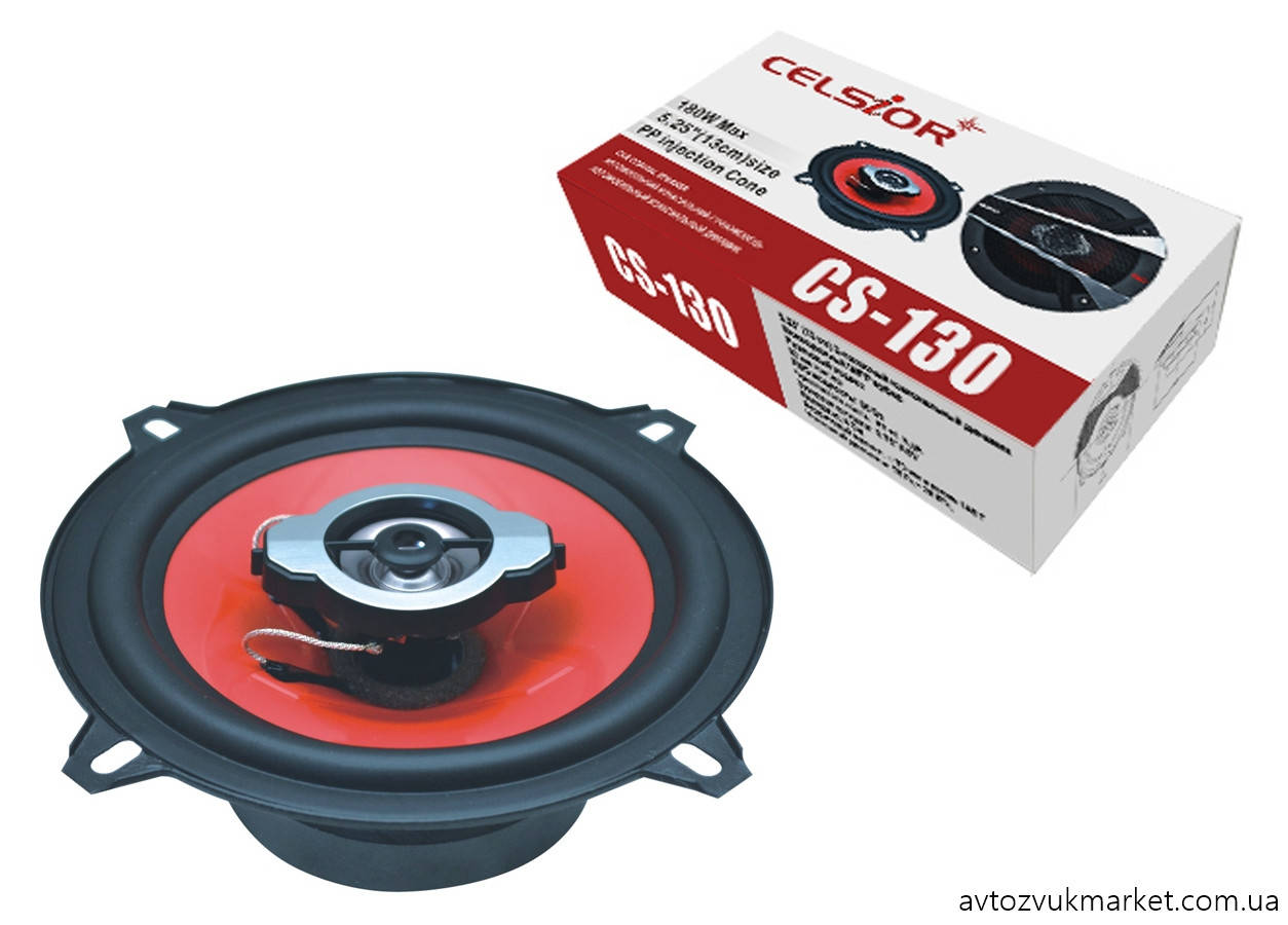 

Автоакустика Celsior CS-130 RED