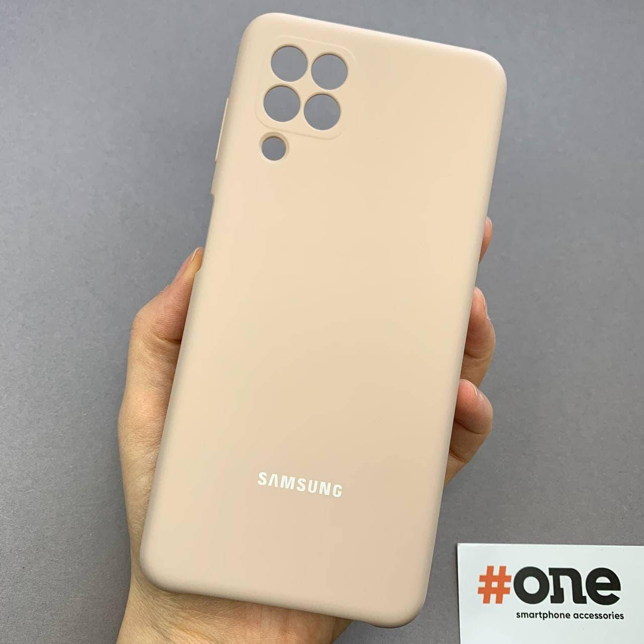 

Чехол для Samsung Galaxy M32 с микрофиброй с защитой для камеры чехол на телефон самсунг м32 бежевый SSD