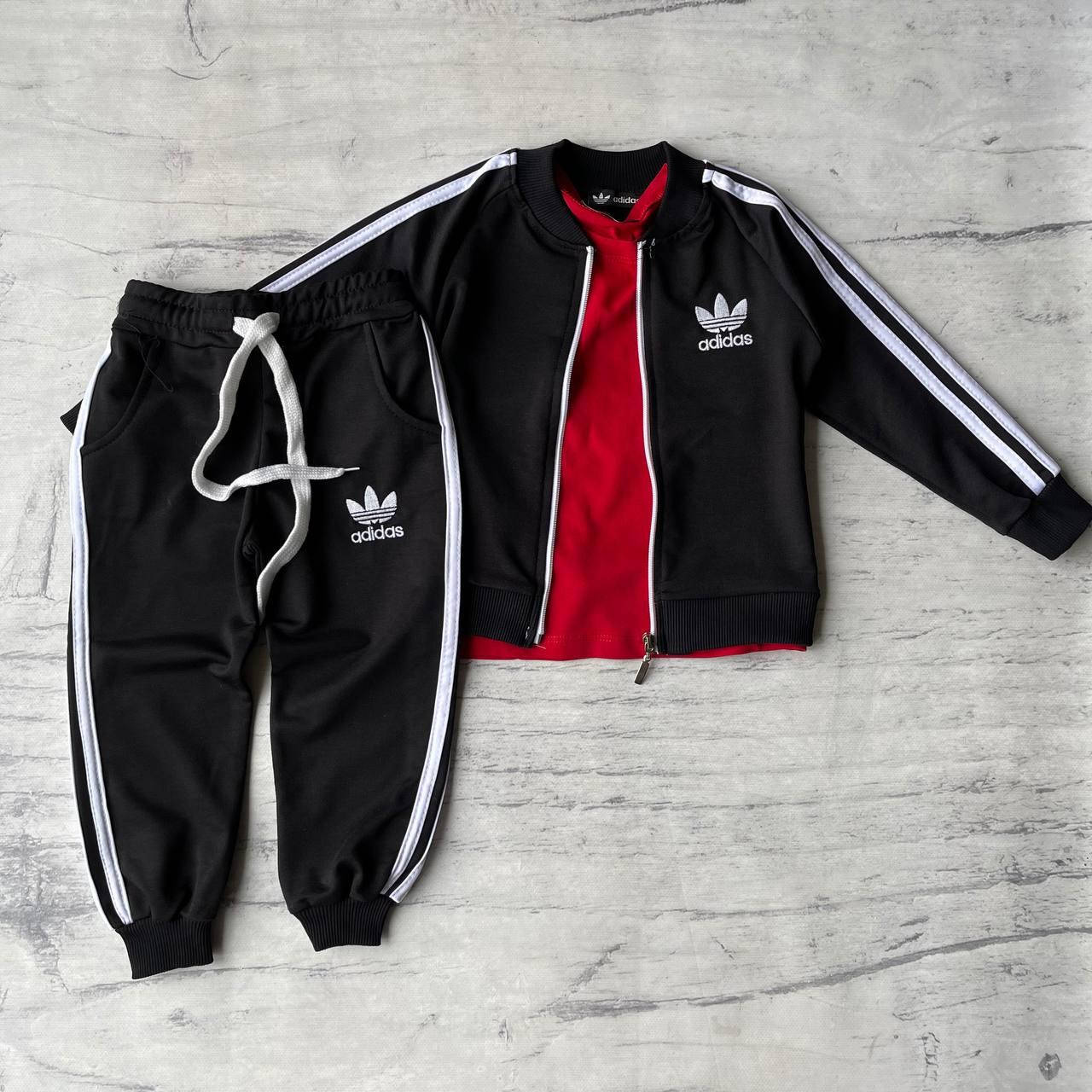 

Костюм на мальчика тройка в стиле Adidas 14. Размер 122 см, 134 см,