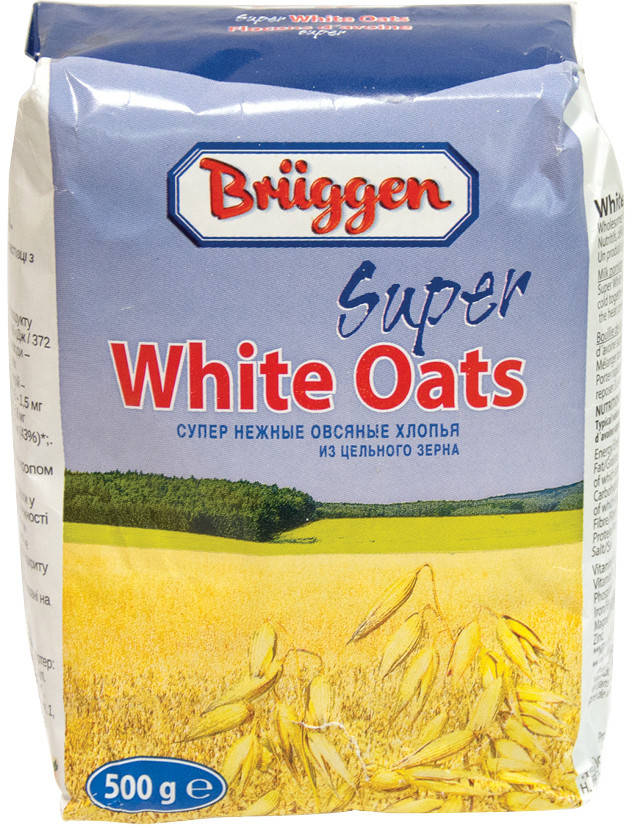 

Овсяные хлопья Bruggen Super White Oats 500 г