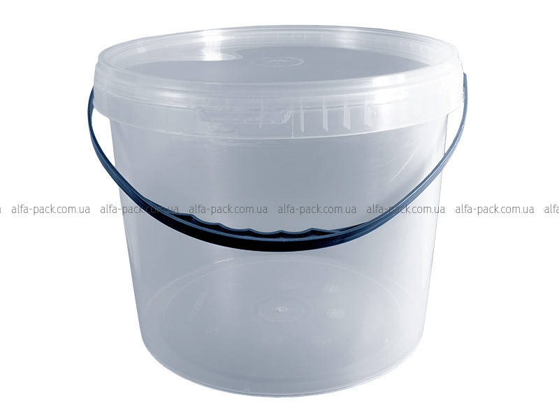 

Відро пластикове з ручкою 10л., Белый
