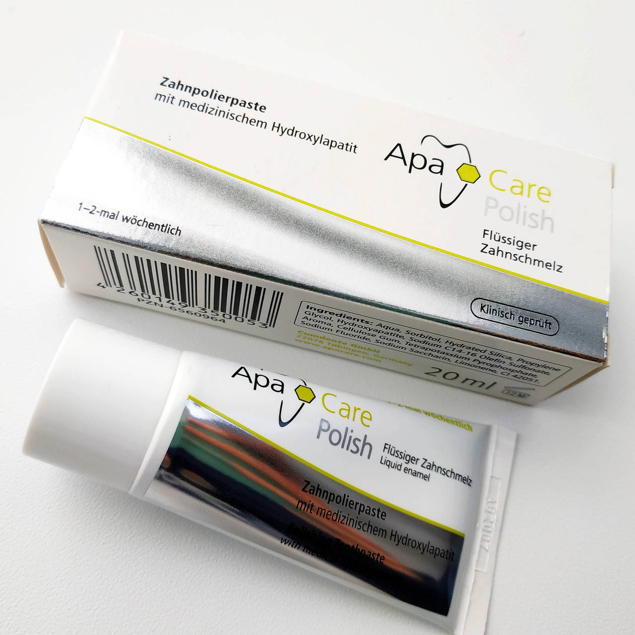 

Зубная паста ApaCare полирующая, 20 мл