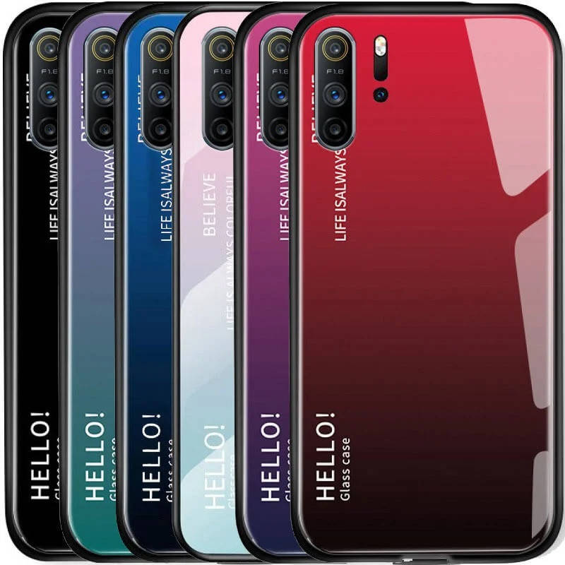

Чехол Gradient Hello для Huawei P30 Pro, Разные цвета
