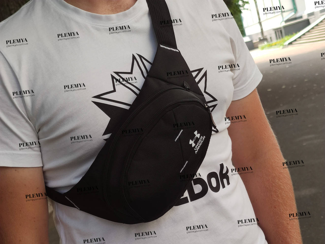 

Поясная сумка Under Armour / Бананка Under Armour /Поясные сумки Under Armour /сумка черная, Черный