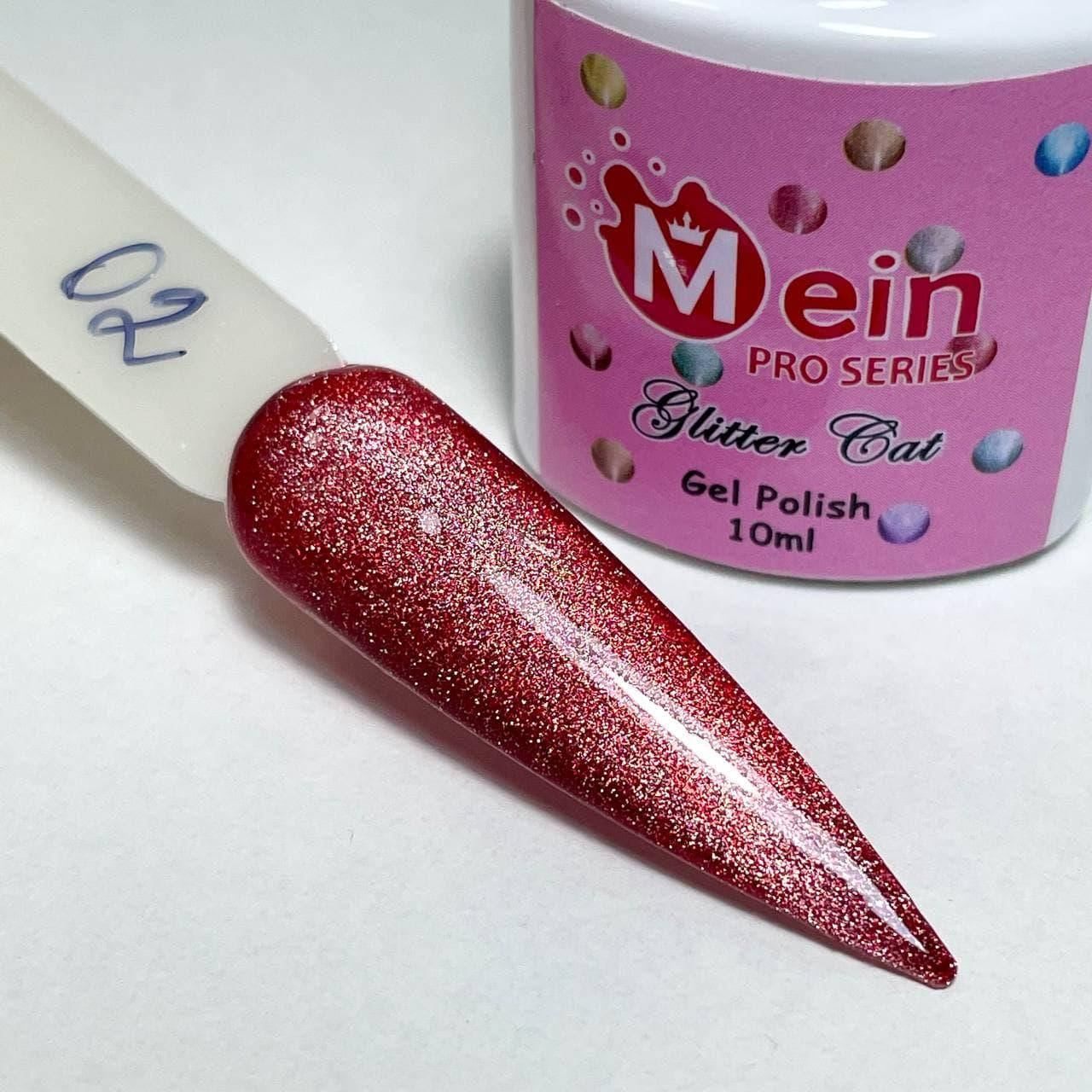 

Гель лаки Glitter Cat Mein 10 мл, № 02
