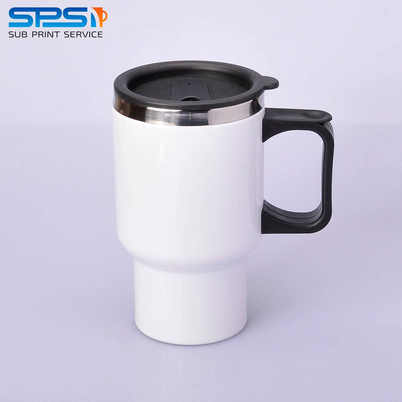 

Термокружка автомобильная белая Standart (480 мл), Белый