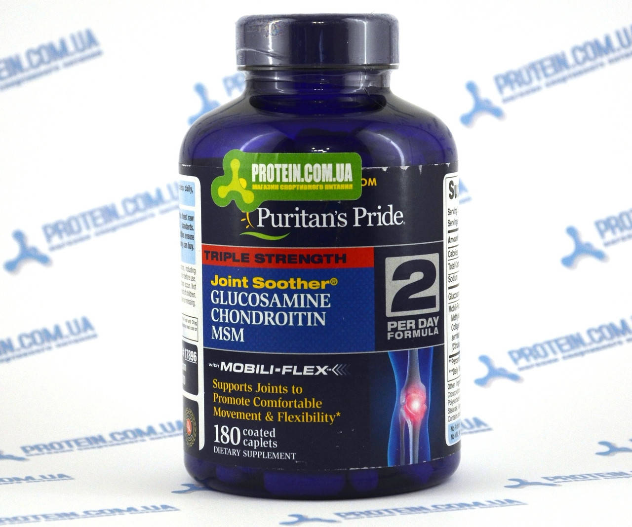 

Хондропротектор Puritans Pride Glucosamine Chondroitin Triple Strength, 180 таб