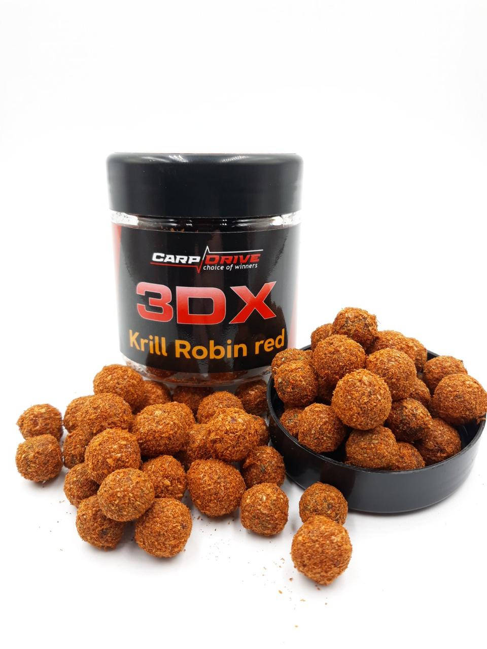 

Бойл насадочный 3DX "Krill - Robin Red" 12-14мм Carp Drive 100г