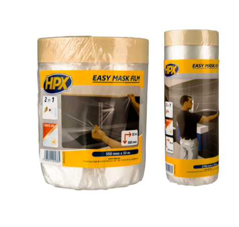 

Защитная пленка с малярной лентой 4400 НРХ 2700мм х 16м