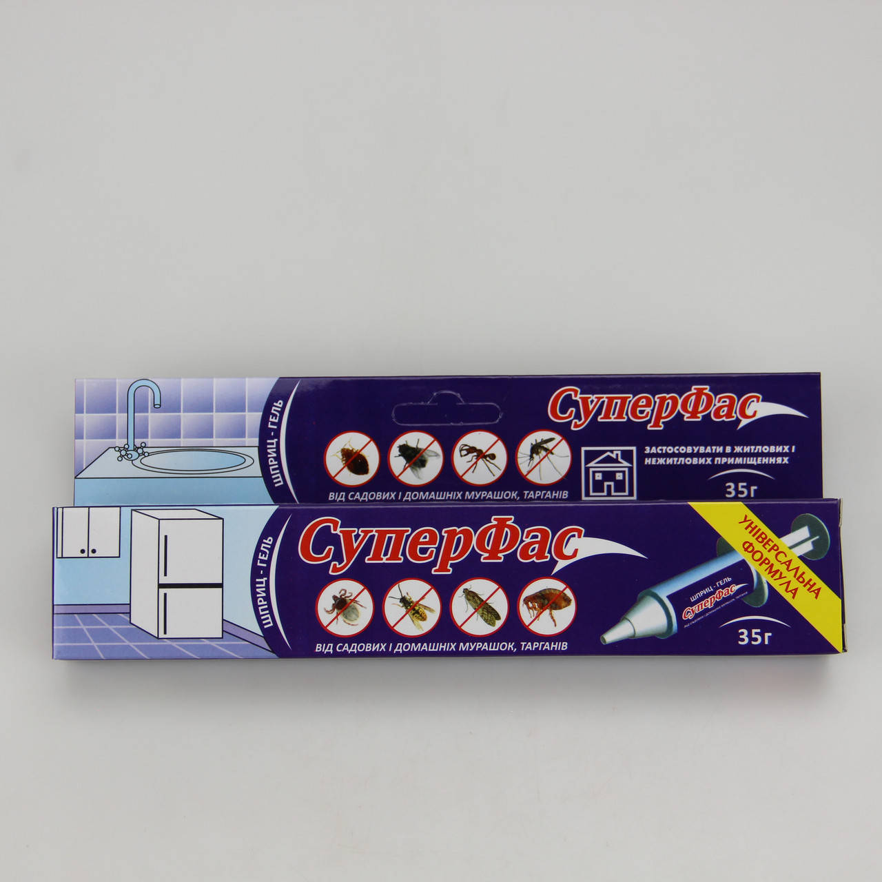 

Гель шприц от тараканов и муравьев СуперФас 35 г
