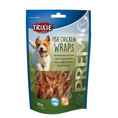 

Лакомство Trixie Premio Fish Chicken Wraps с рыбой и курицей 80 г