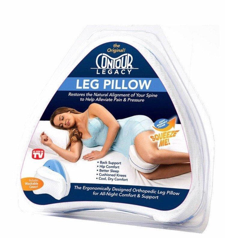 

Подушка ортопедическая для ног Contour Leg Pillow,подушка для правильного сна,для беременных