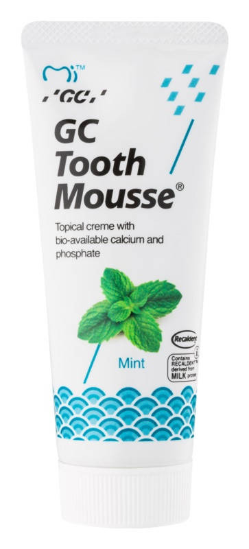 

Ремінералізуючий захисний крем для чутливих зубів без фтору Tooth Mousse