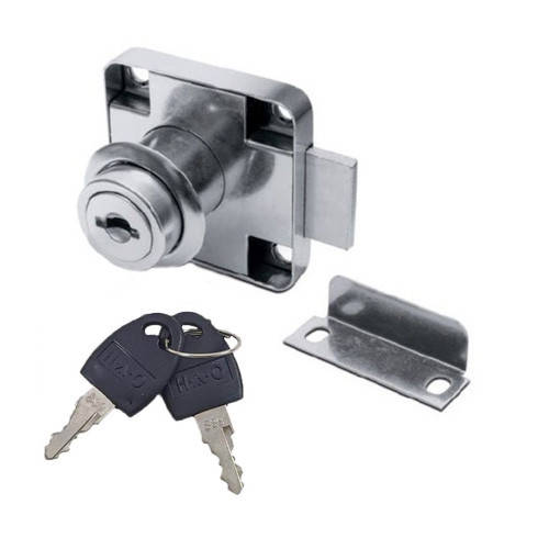 

Замок врезной для мебели, ящиков, 29мм, никелированный