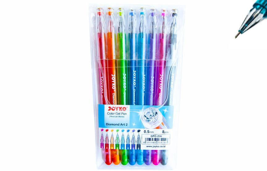 

Набор гелевых ручек 8 цветов Joyko GPC-296, 284246