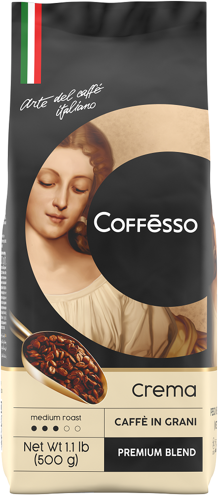 

Кофе в зернах Coffesso "Crema" (Италия) 500 г