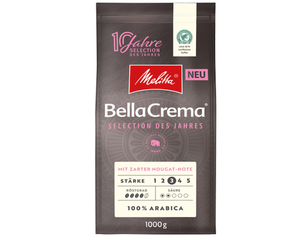 

Кофе Melitta BellaCrema Selection des Jahres Nougat в зернах 1000г