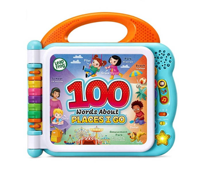 

LeapFrog 100 Words About Places I Go Book 80-613080 Інтерактивна дошка книга Интерактивная доска STEM STEAM, Зелёный