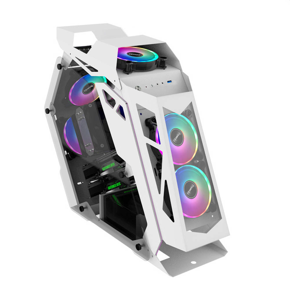 

Корпус компьютерный - 0.7mm SPCC, ATX, 1x3.0 USB+Audio, White, (585x222x500mm), без БП