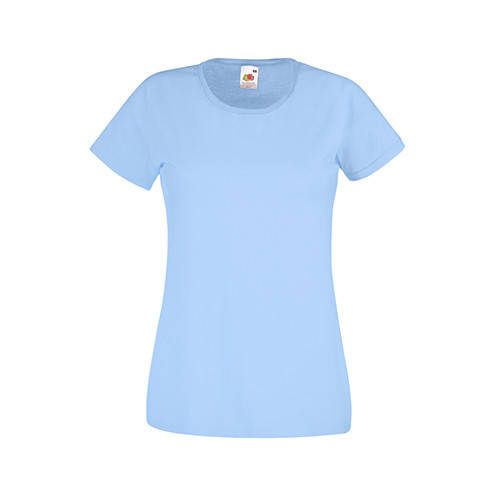 

Футболка Fruit of the Loom Lady Fit Valueveight Tee Женская футболки Футболки женские Футболки оптом, Голубой