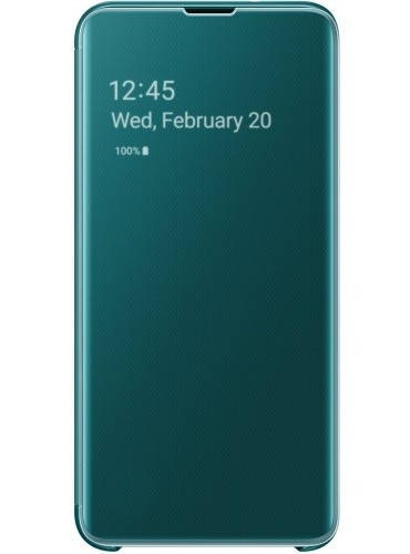 

Оригинальный Чехол Clear View Cover Green для Samsung Galaxy S10e SM-G970, Зелёный