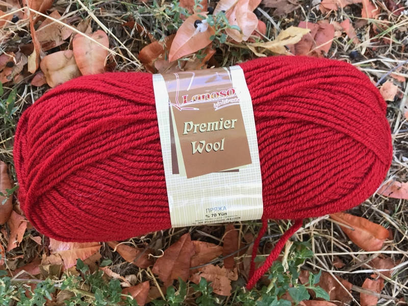 

Пряжа Premier Wool-971, Красный