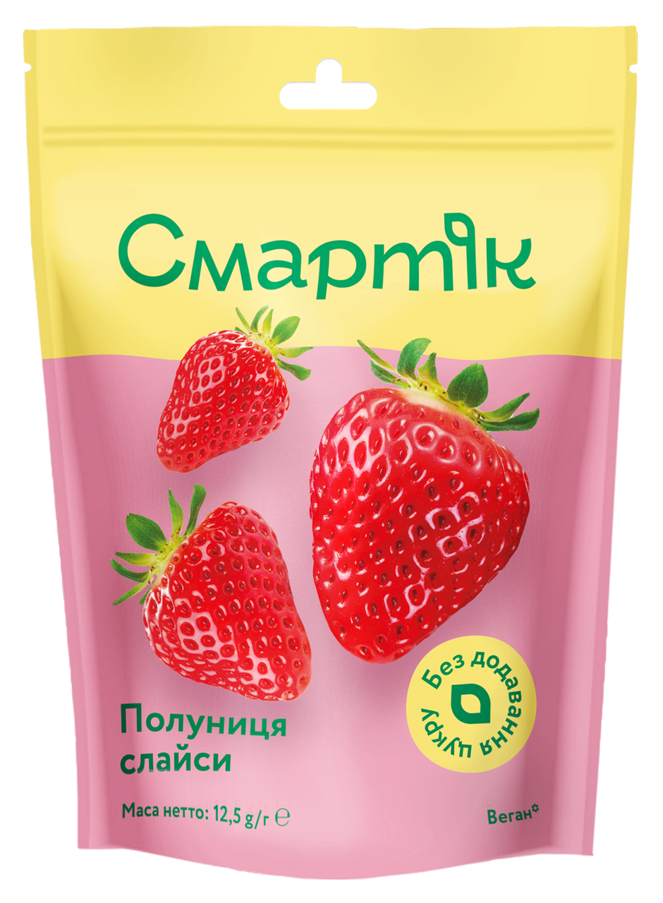 

Клубника сублимированная кусочки Смартик, 12.5г