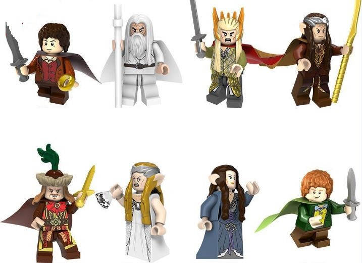 

Фигурки человечки властелин колец воины эльфы хоббиты для лего lego