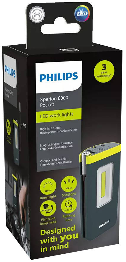 

Ліхтар Philips Xperion 6000 LED WSL Pocket X60POCK X1 (шт.)
