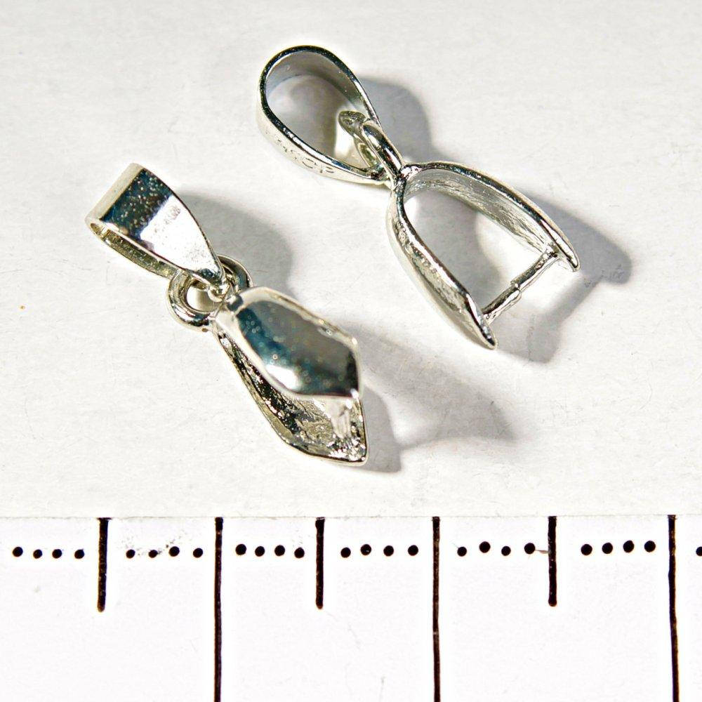 

Подкулонник со штифтом с основанием для шнура гладкий маленький 16х4(+-)мм фас.20шт