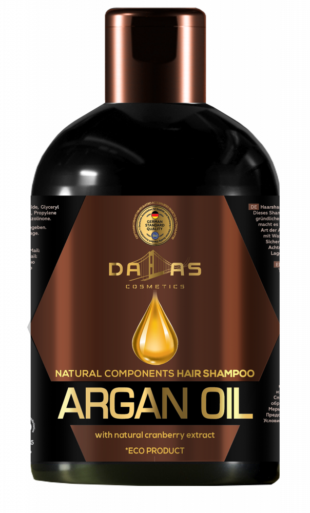 

Шампунь для волос "Dalas" с натуральным экстрактом клюквы и аргановым маслом, 1000г