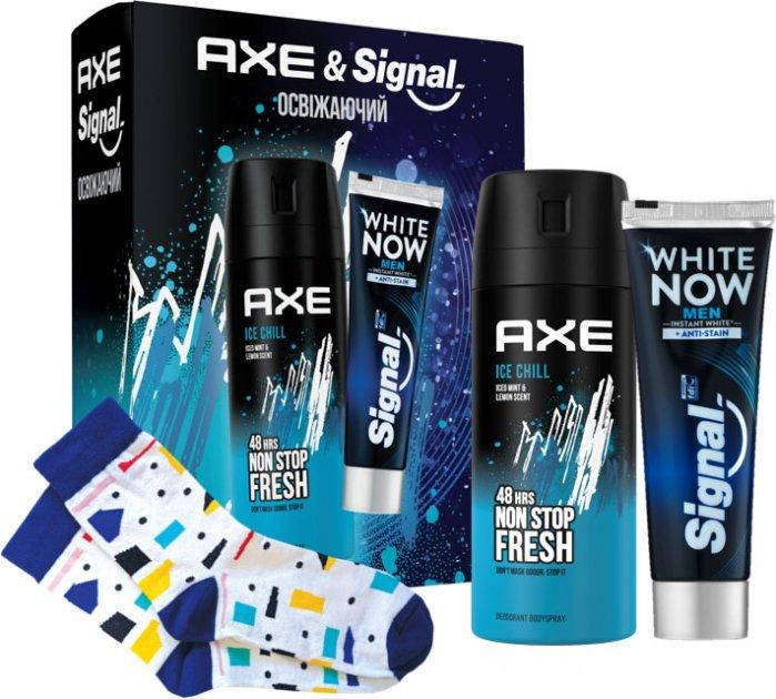 

Подарунковий набір AXE Освіжаючий (дезодорант+зубна паста+шкарпетки)