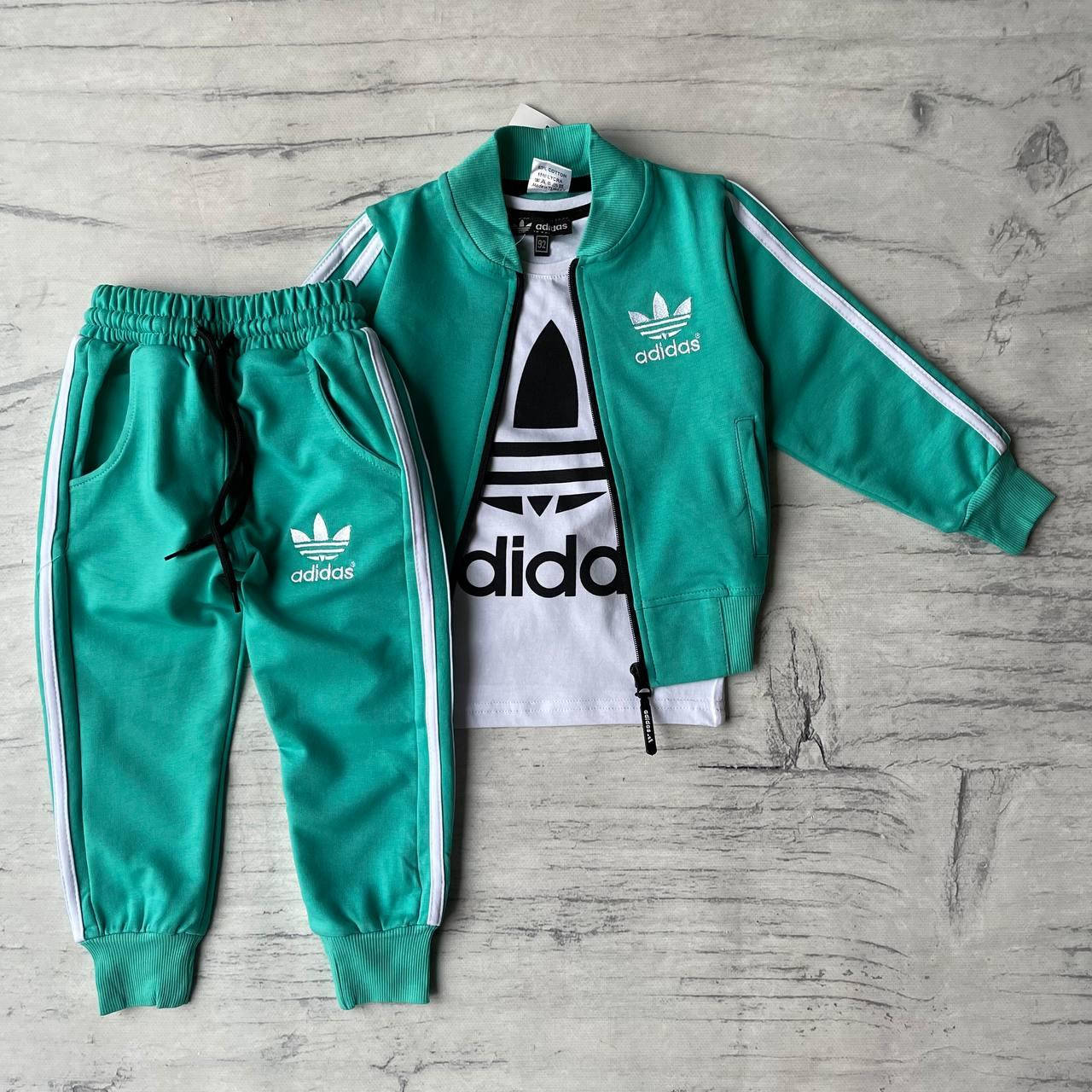 

Спортивный костюм на мальчика в стиле Adidas 659. Размер 92 см, 98 см, 104 см, 110 см,116 см, 122 см