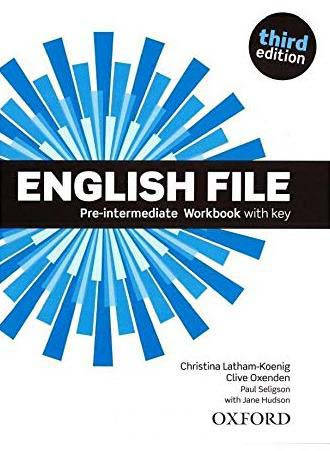 

English File 3rd Edition Pre-Intermediate Workbook with key