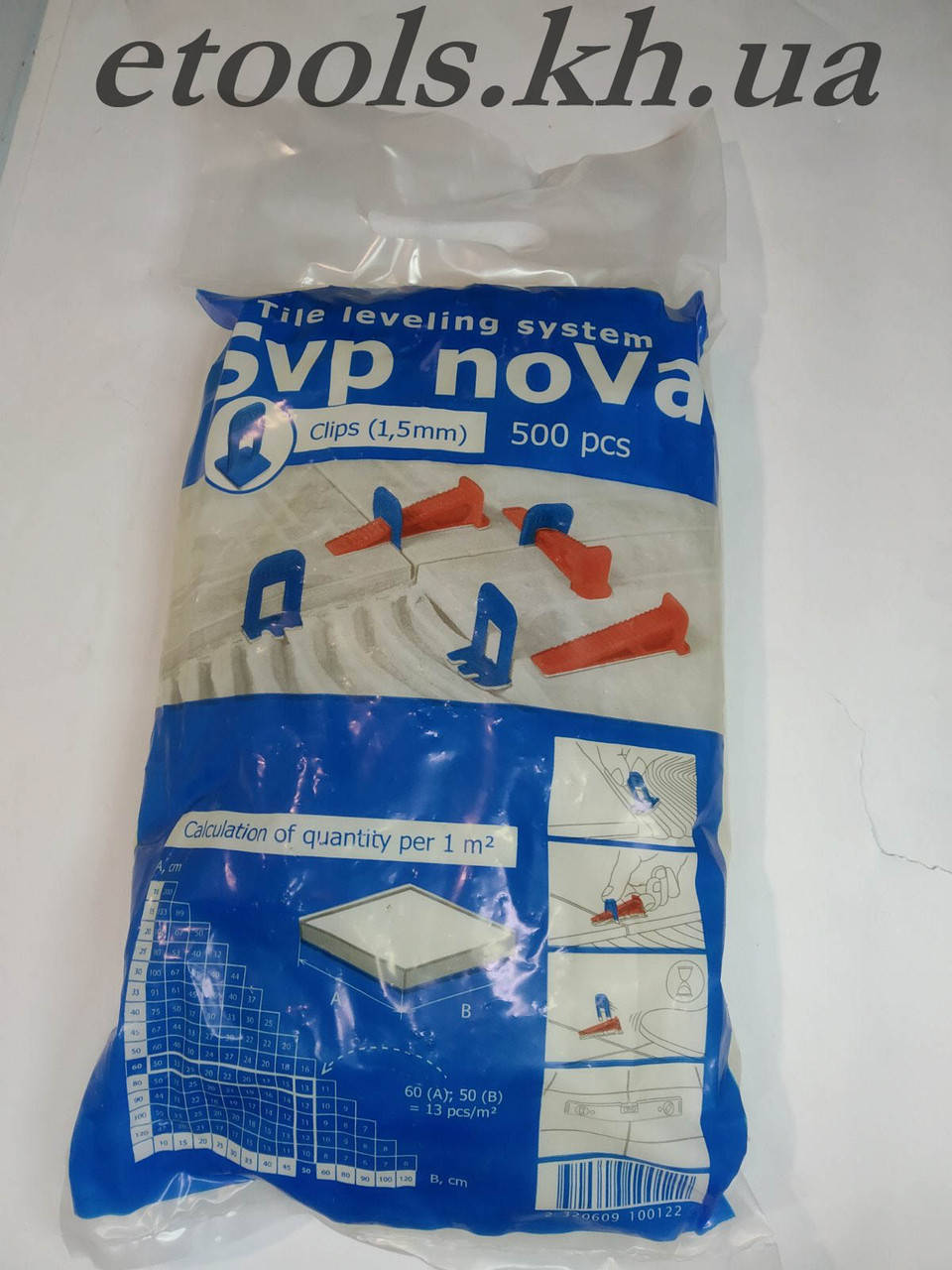 

Система выравнивания плитки 1,5 мм 500 шт СВП NoVa