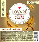 

Чай "LOVARE" 50п*2г "Golden Ceylon" Чорний в прозорій плівці (1/9)