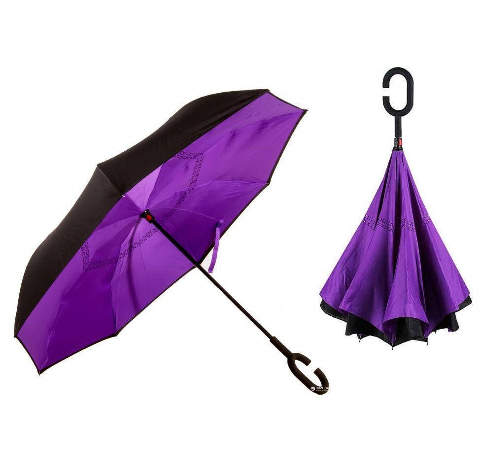 

Зонт наоборот Up Brella однотонный Фиолетовый