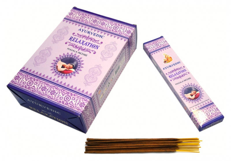 

Благовония пыльцевые Ayurvedic Relaxation 20 грамм (плоская пачка)