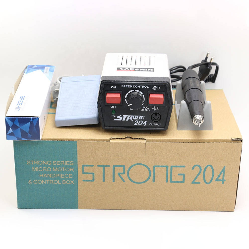 

Фрезер для маникюра Strong 204/102L 35 000 об/мин, 65 Вт (аппарат машинка для ногтей стронг)