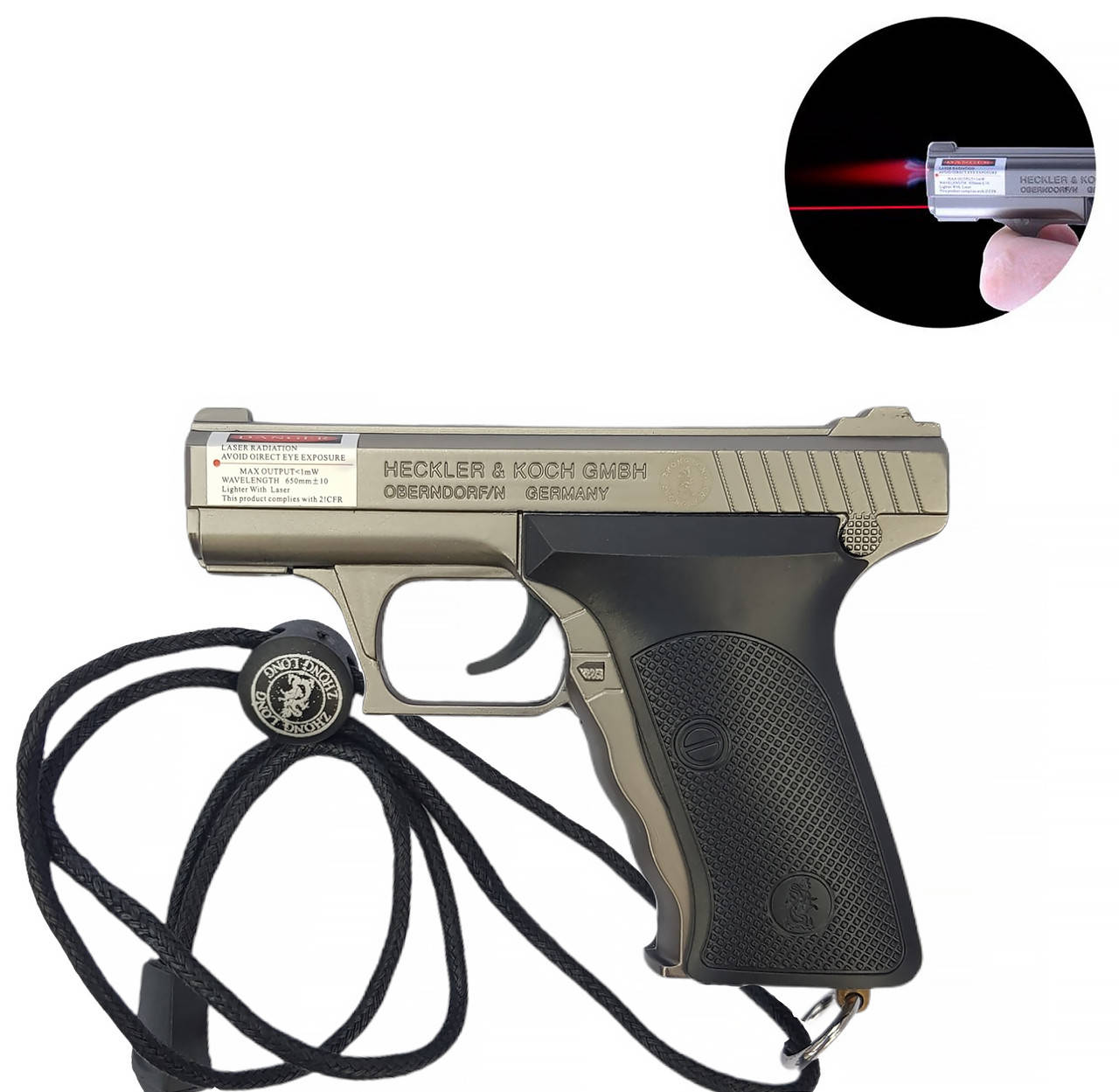 

Пистолет зажигалка с лазерным прицелом P7