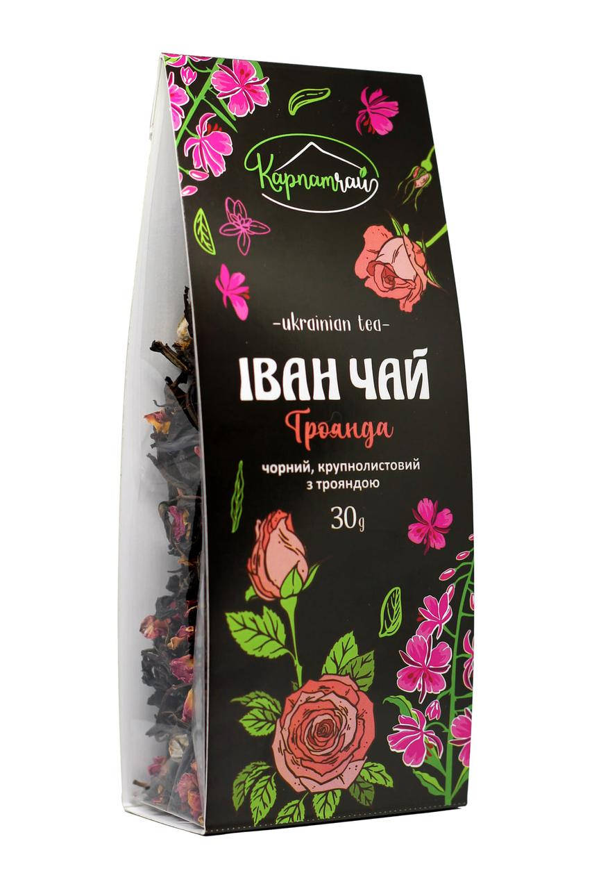 

Иван-чай Роза ферментированный крупнолистовой с лепестками роз 30 г