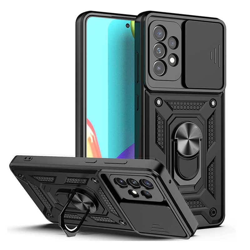 

Ударопрочный Чехол под магнитный держатель для Samsung Galaxy A32 4G (Черный)