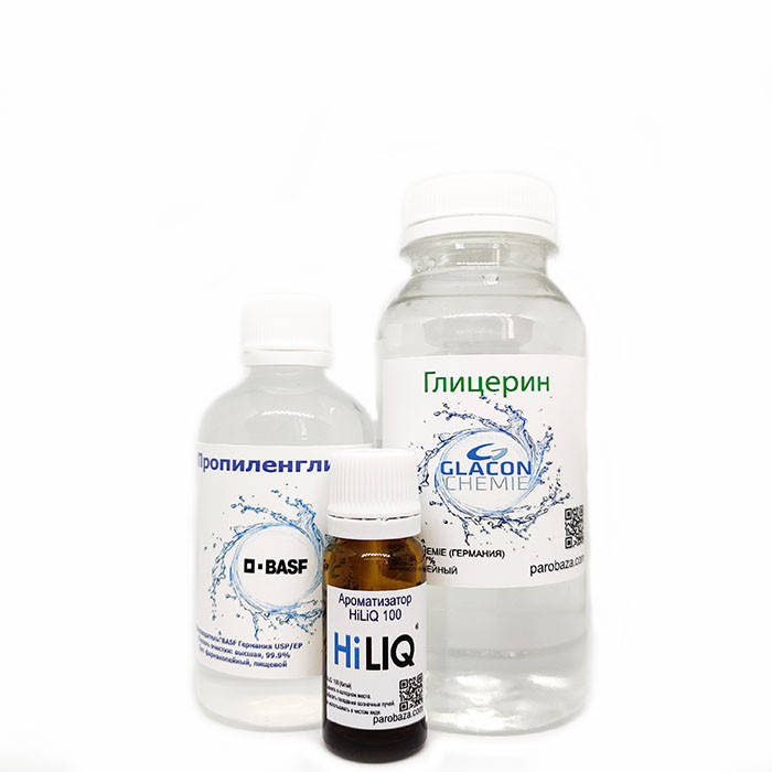 

Набор для базы (Organic) 250 мл 60/40 3 мг/мл