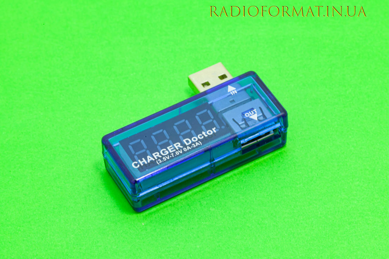 

USB тестер Charger Doctor угловой