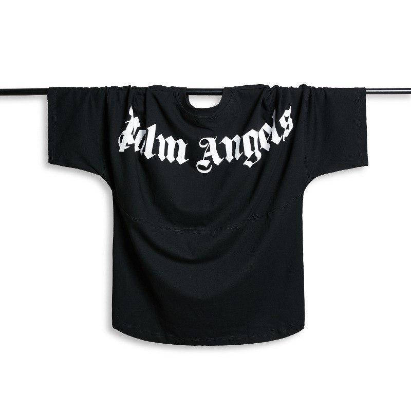 

Футболка Palm Angels чёрная (палм энджелс мужская женская)