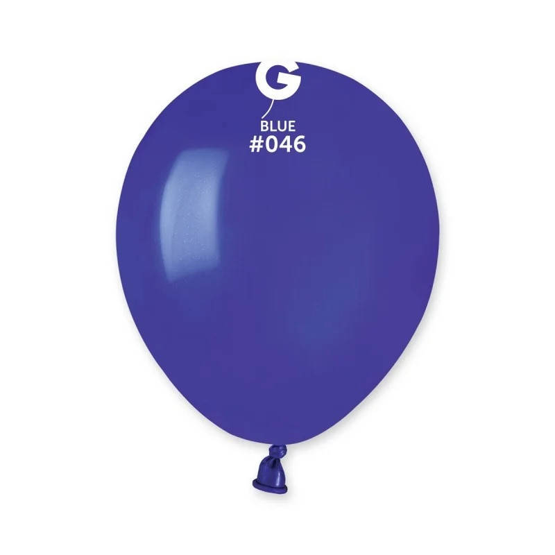 

Латексный воздушный шар 5’’ (13см) BLUE (#046) GEMAR, Синий